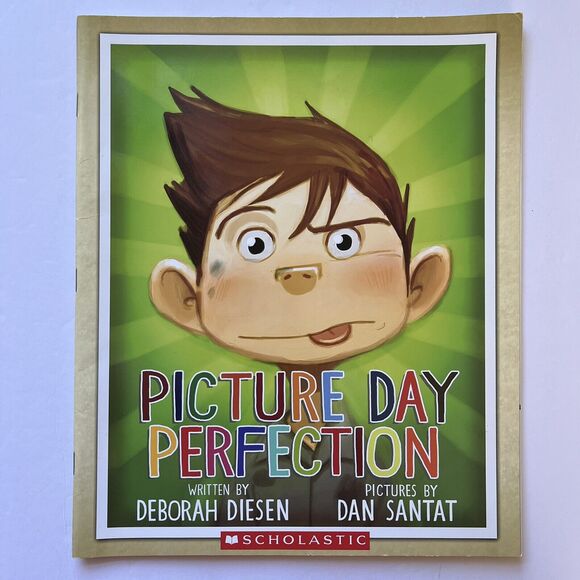 Set Of 2 Childrens Story Books Paperback Crankenstein and Picture Day Perfection - Picture 7 of 10